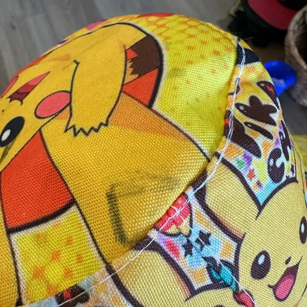 Pokémon yellow bucket hat Youth all around design of Pikachu